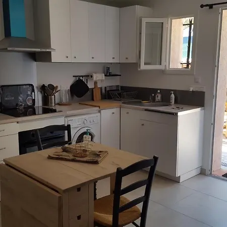 Rez De Jardin Avec Piscine Апартаменты *